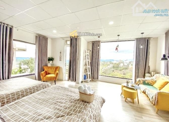 VILLA SÂN VƯỜN HAI MẶT TIỀN ĐƯỜNG Ô TÔ LỚN HOÀNG HOA THÁM P10 ĐÀ LẠT 293M2 VIEW ĐẸP 27TỶ - 2