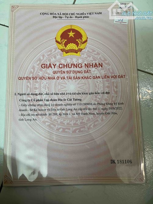 Kẹt vốn , bán cắt lỗ gấp 3 lô đất  dự án Cát Tường Park Houes, đã có sổ hồng - 3
