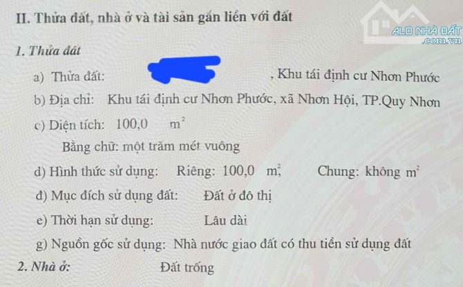 Mở bán lô đất xã nhơn hội, thành phố quy nhơn, tỉnh bìn định - 1