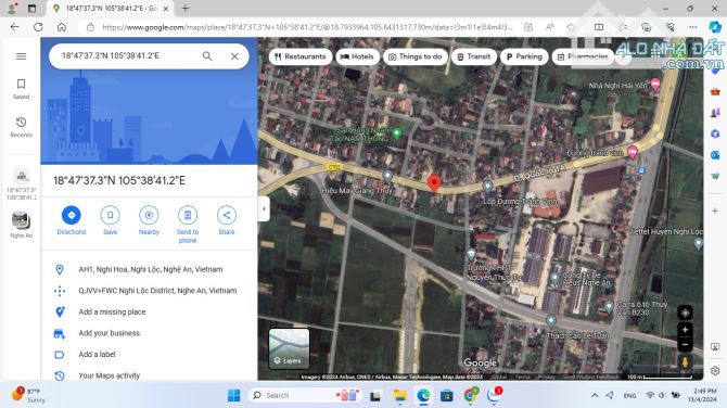 Bán đất mặt đường tránh Vinh thị trấn Quán Hành, huyện Nghi Lộc, tỉnh Nghệ An - 5