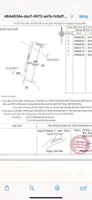 ** Bán đất đảo Cồ Dê Ngọc Thảo , Nha Trang + DT: 11*50m, giá rẻ