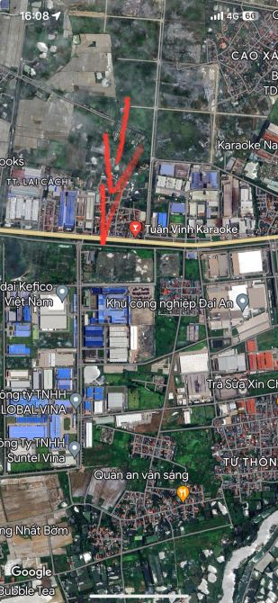 Cần  bán nhanh lô đất mặt Quốc lộ 5 thôn Hoàng Đường-  Thj trấn Lai Cách - Cẩm giàng - HD