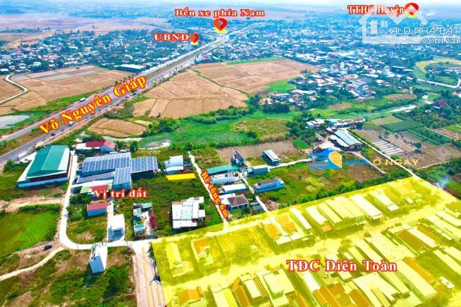 Cần bán nhanh lô đất DIÊN TOÀN, Diên Khánh, giá chỉ hơn 1 tỷ - 1