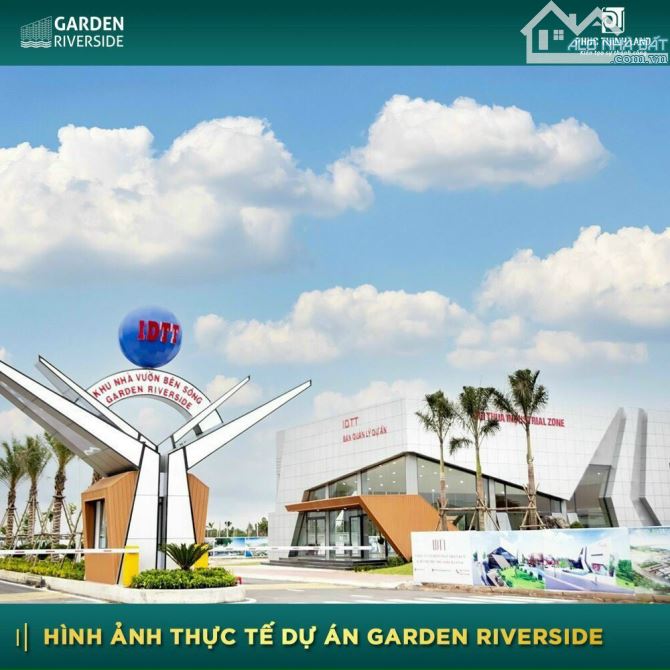 Chính chủ lô 3 nền 150m2 dự án Garden riverside kế trung tâm hành chính Thủ Thừa SỔ HỒNG