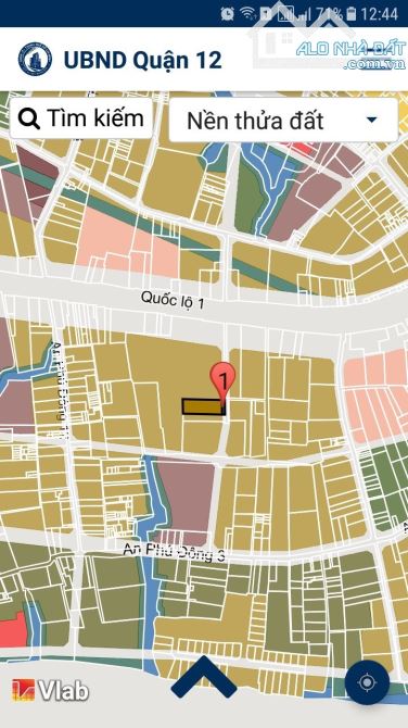 ĐẤT RỘNG, HẺM 6M, 1 XẸC, Đ. QL 1A, AN PHÚ ĐÔNG/Q12, K LỘ GIỚI, K QUY HOẠCH, 68M2, 4TỶ - 4