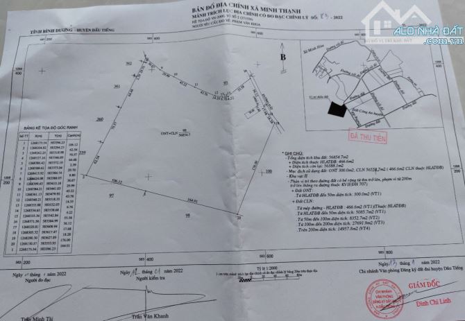 BÁN 6 MẪU ĐẤT CAO SU, MINH THẠNH, DẦU TIẾNG, DT: 100x334, SHR, GIÁ 22,8 TỶ - 5