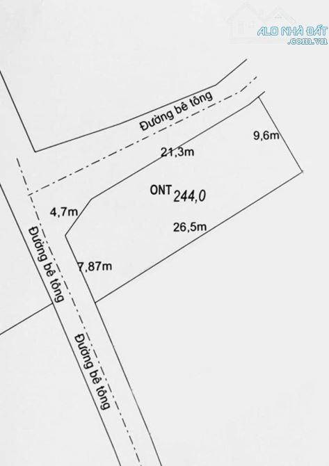 Lô Góc 2 mặt tiền đường bê tông 4m Tân Phước Tây, huyện Tân Trụ, Long An DT: 244m2 thổ cư