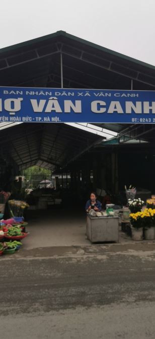 Bán nhà Cấp 4 Mặt chợ Vân Canh Ô Tô Tránh Kinh Doanh Mọi Mặt hàng Giá 4,x tỷ - 1