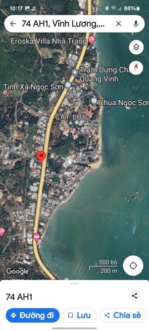 Bán đất 2 mt quốc lộ 1a Vĩnh Lương Nha Trang phù hợp đầu tư