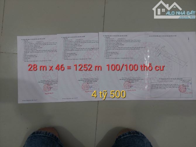 ✅ ĐẤT THỔ MẶT TIỀN ĐƯỜNG TỈNH 827D, cách QL 50B chỉ 300m - 1252m2 ( 28 x 46 ), view kênh. - 5