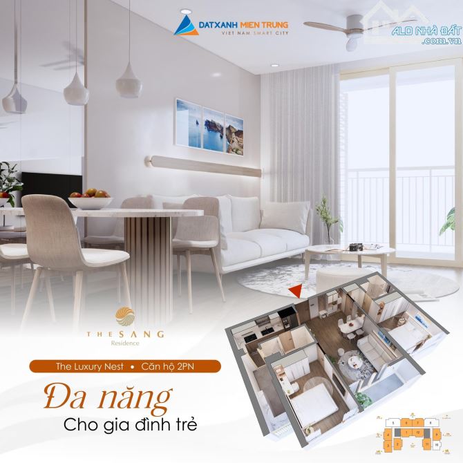 Bán  chung cư cao cấp ven biển Mỹ Khê Đà Nẵng sở hữu lâu dài - 82m2, 2PN có nội thất - 5