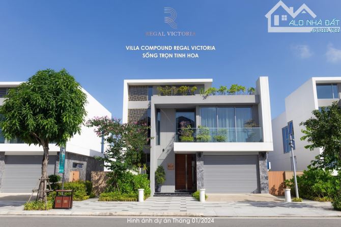 Biệt thự Regal Victoria: Ở hoặc cho thuê ven biển Đà Nẵng - DT 360m2, 2 mặt tiền view sông - 1