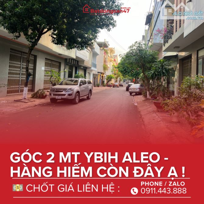 💥BÁN LÔ GÓC 2MT YBIH ALEO ( LÔ ĐẤT DUY NHẤT )