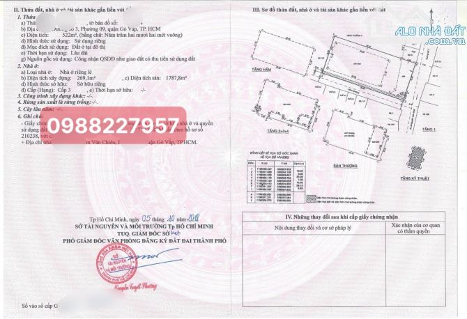 Toà nhà thu nhập 220tr/ tháng Đường Số 3 P9 Gò Vấp