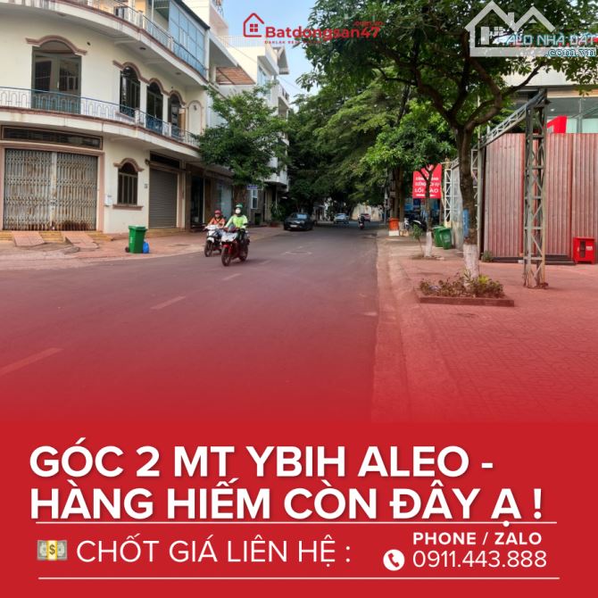 💥BÁN LÔ GÓC 2MT YBIH ALEO ( LÔ ĐẤT DUY NHẤT ) - 1