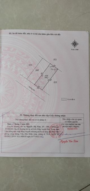 Bán đất trung tâm thị trấn Liên Nghĩa, Đức Trọng, Lâm Đồng - Dt: 10×28m .tổng 280m2, có 25 - 1