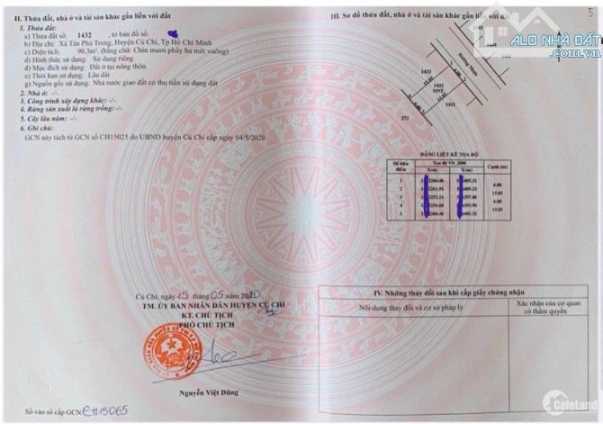Gấp cứu chủ bị siết nợ bán nhà 90m2 Giá 775tr SHR tại Tân Phú Trung Huyện Củ Chi. - 4