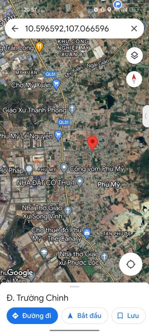 MT đường trường chinh tx phú mỹ, dt 1100m²