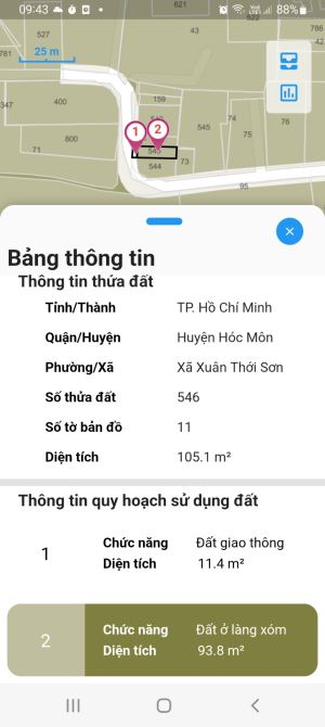 Bán đất 5*20m mt XTS 26. Gần ngã 4 hóc môn. Sổ riêng