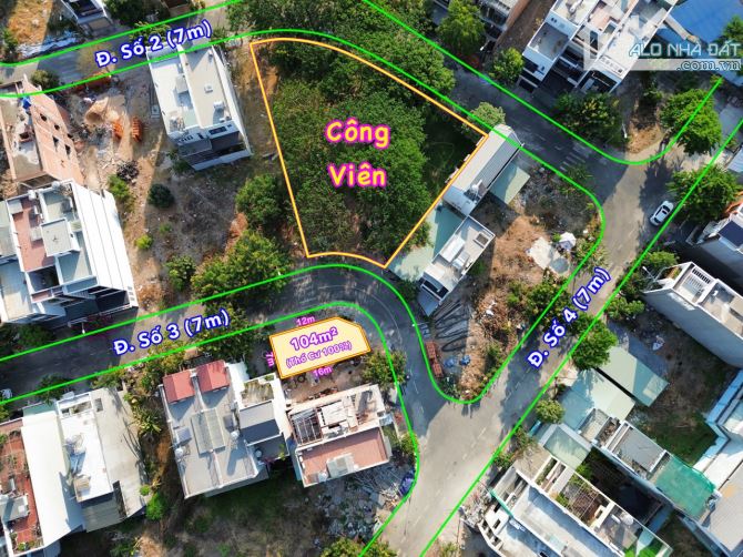 Lô Góc 2 Mặt Tiền Đối Diện Công Viên Trong Khu Central Garden Park, Chủ Cần Tiền Bán Gấp - 1