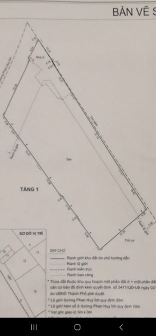 Bán 2057m2 (34x80m) đất 2 mặt tiền góc Phan Huy Ích, P15, Tân Bình, TpHCM, - 1