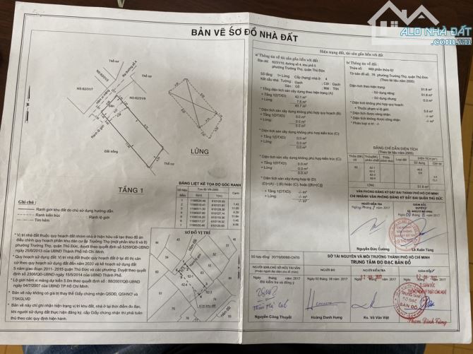 Chính chủ gửi bán nhà trệt lửng đường 4 phường Trường Thọ cách hẻm xe hơi chỉ 30m - 1