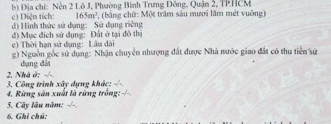 BÁN ĐẤT10x16,5  PHÚ NHUẬN ĐƯỜNG NGUYỄN DUY TRINH Q.2 👉19,9 TỶ - 4