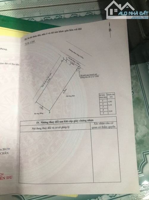 Chuyển nhượng lô đất mặt đường  Vĩnh Tiến, Thiên Lôi, Vĩnh Niệm, Lê Chân, Hải Phòng