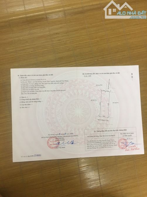Đất Tân Dương đường 4m giá siêu tốt vị trí trung tâm Thuỷ Nguyên