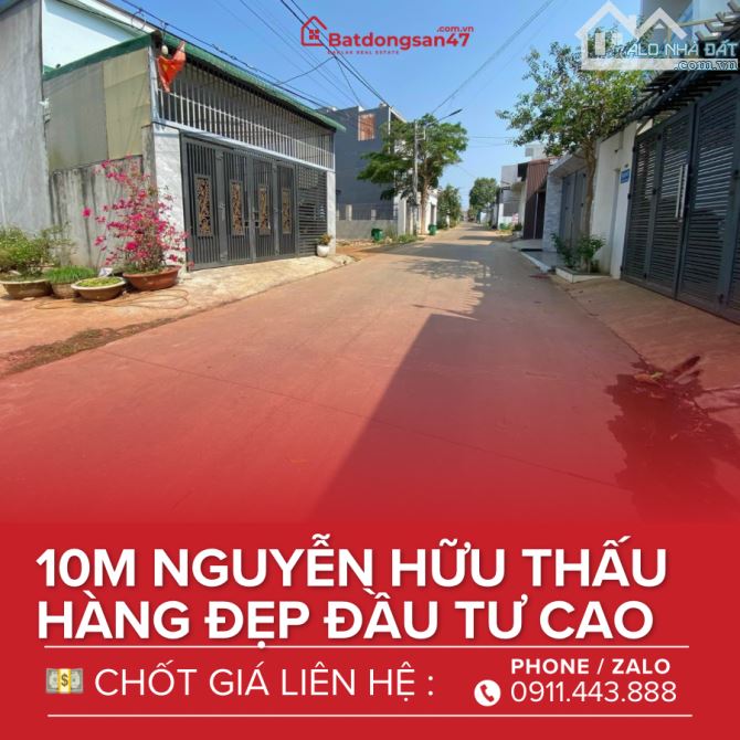 💥BÁN LÔ ĐẤT 10M NGUYỄN HỮU THẤU THÔNG ĐỖ NHUẬN