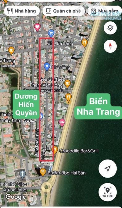 NHÀ Mặt tiền đường DƯƠNG HIẾN QUYỀN, gần biển Nha Trang - 87,8m2, Giá chỉ 80 triệu/m2