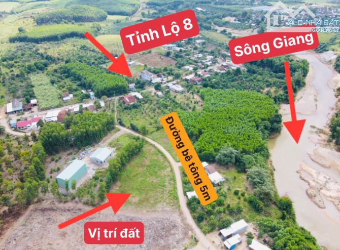 "Bán đất thôn Bắc Sông Giang Khánh Trung, Khánh Vĩnh cách UBND xã chỉ hơn 900m. Cách Tỉnh - 1