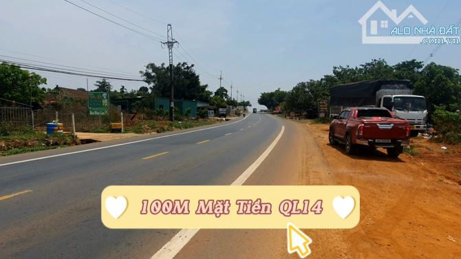 💥QUÁ RẺ - 100M MẶT TIỀN QL14 - CHỈ 180TR/1M - ĐẮK R