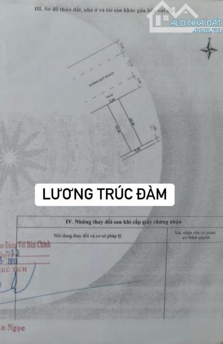 BÁN ĐẤT MẶT TIỀN ĐƯỜNG LƯƠNG TRÚC ĐÀM-HOÀ MINH-LIÊN CHIỂU