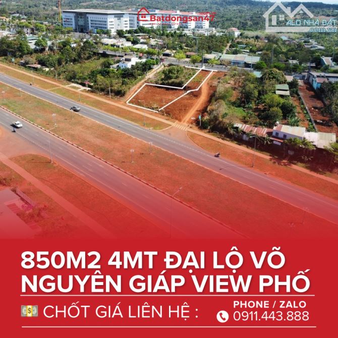 💥BÁN LÔ ĐẤT 850m2 4MT TRẦN QUÝ CÁP & ĐẠI LỘ VÕ NGUYÊN GIÁP - 2