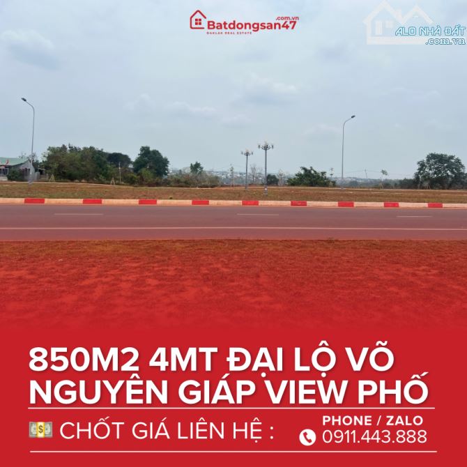 💥BÁN LÔ ĐẤT 850m2 4MT TRẦN QUÝ CÁP & ĐẠI LỘ VÕ NGUYÊN GIÁP - 3