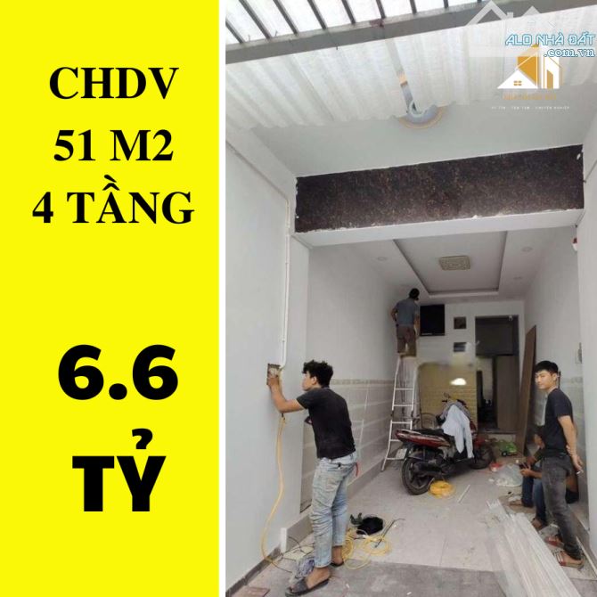 ✔️ CHDV 40 triệu/tháng Phan Văn Trị Bình Thạnh - 51m2 - 6.6 tỷ