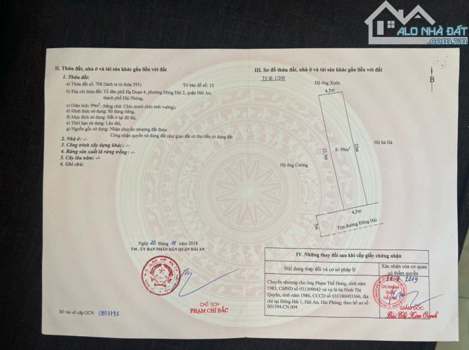 Bán 2 lô đất tặng kèm nhà cấp 4 mặt đường Hạ Đoạn 4 - giá tốt