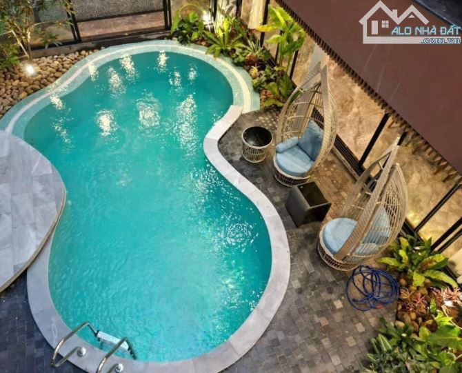 Bán Biệt Thự Nghỉ Dưỡng sân vườn hồ bơi mới cực đẹp NVA - 10