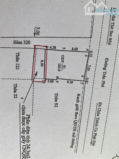 LÔ ĐẤT GÓC 2 MẶT TIỀN TRẦN PHÚ- VIEW BIỂN PHƯỜNG 5 VŨNG TÀU- S=130m2 8,5x16 BHR- GIÁ 14 TỶ - 2