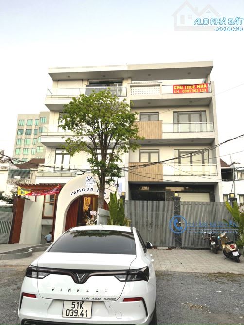 Cho thuê Nhà Mặt Tiền Đường Nguyễn Hoàng An Phú Q2 Hầm 5 tầng Thang máy 600m²