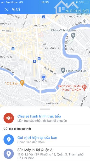 Bán nhà ngay Chợ Nguyễn Văn Trỗi, dt 64m2, 3 Tầng, giá chỉ 7,05 tỷ