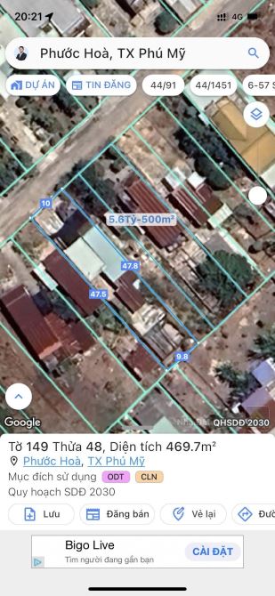 Bán lô đất MT đường Nguyễn Anh Thủ 10x47m2 có sẵn nhà cấp 4 trên đất Giá 3,4 tỷ có X TL - 1