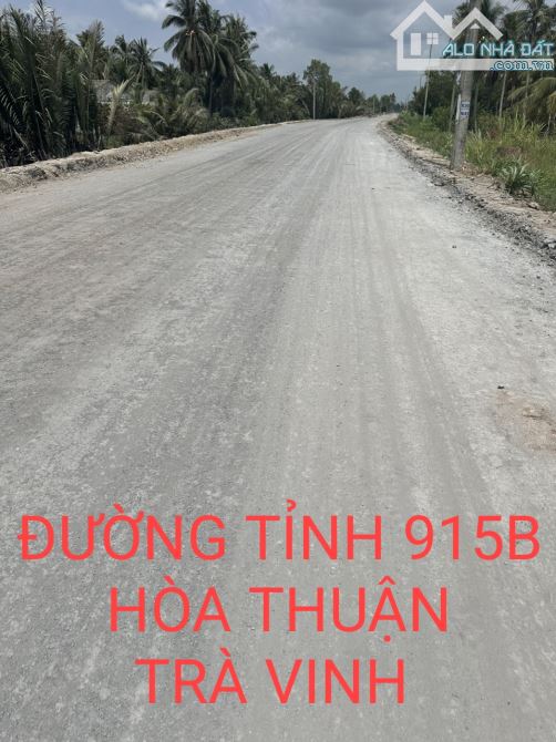 ĐẤT MẶT TIỀN ĐƯỜNG ĐƯỜNG TỈNH LỘ 915B GẦN CHỢ TRÀ VINH