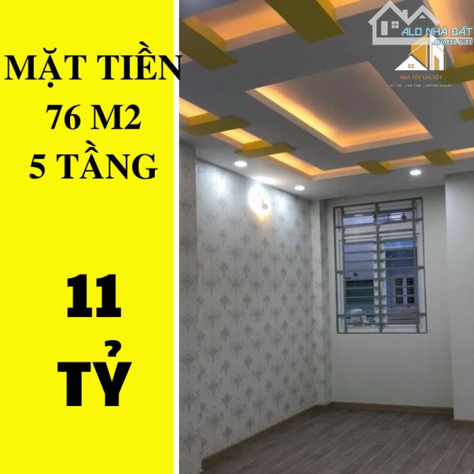 ✔️ 2 Mặt Tiền Yên Đỗ P.1 Bình Thạnh - 76m2 - 5 tầng - 11 tỷ