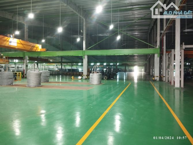 cho thuê kho xưởng KCN đồng văn HÀ NAM. DT. 6.500m2 kho tiêu chuẩn nền  Epoxy cao 12m - 1