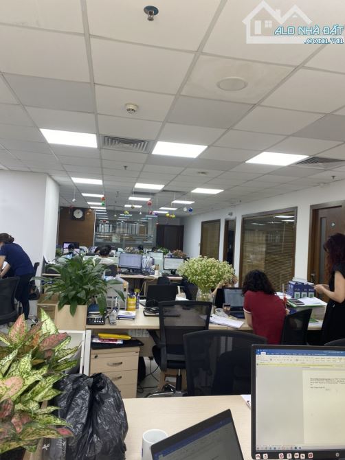 Cho thuê văn phòng 25T2 Hoàng Đạo Thúy; 270m2 giá rẻ nhất khu vực; full nội thất - 2