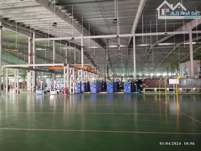 cho thuê kho xưởng KCN đồng văn HÀ NAM. DT. 6.500m2 kho tiêu chuẩn nền  Epoxy cao 12m - 2