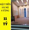 ✔️ Chỉ 100 triệu/m2 Mặt Tiền Quang Trung Gò Vấp 110m2 - 4 tầng - 11 tỷ