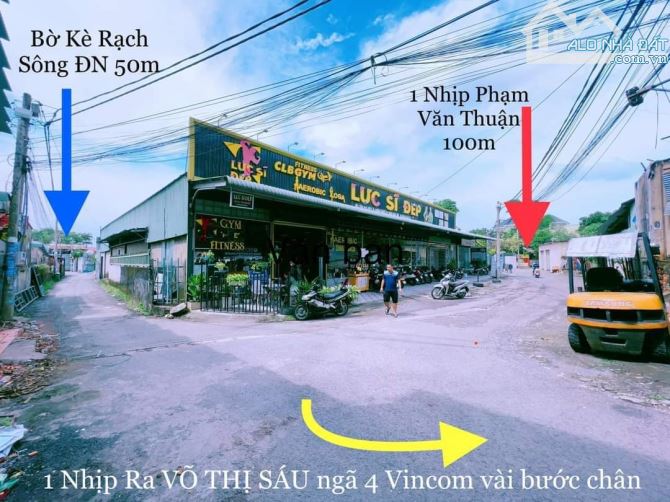 Bán gần 1000mv góc 2 mặt tiền Ngay TTTM VINCOM P.Thống Nhất Thành Phố Biên Hoà - 1